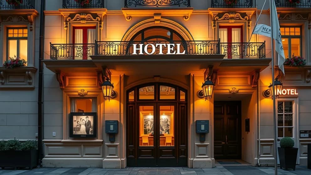 Berns historiska hotell sedan 1863