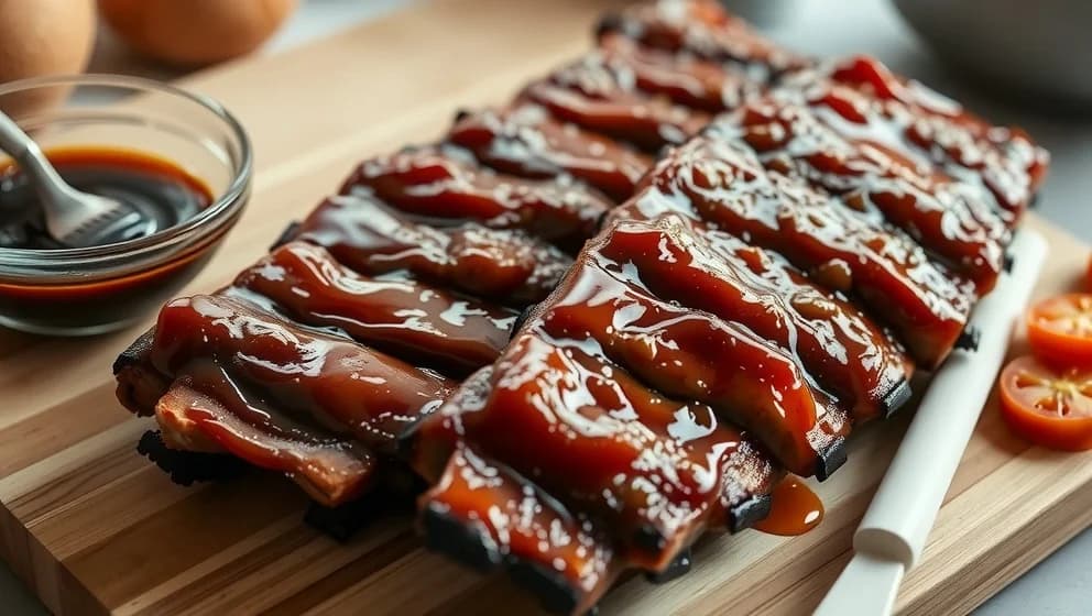 Enkel glaze till revbensspjäll som smakar gott