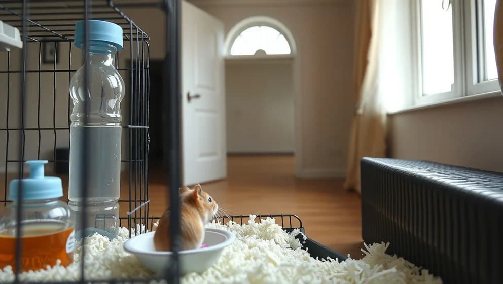 Hur länge kan en hamster vara själv hemma