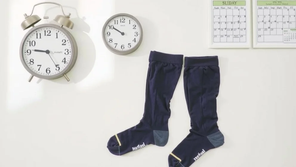 Hur länge ska man ha stödstrumpor på